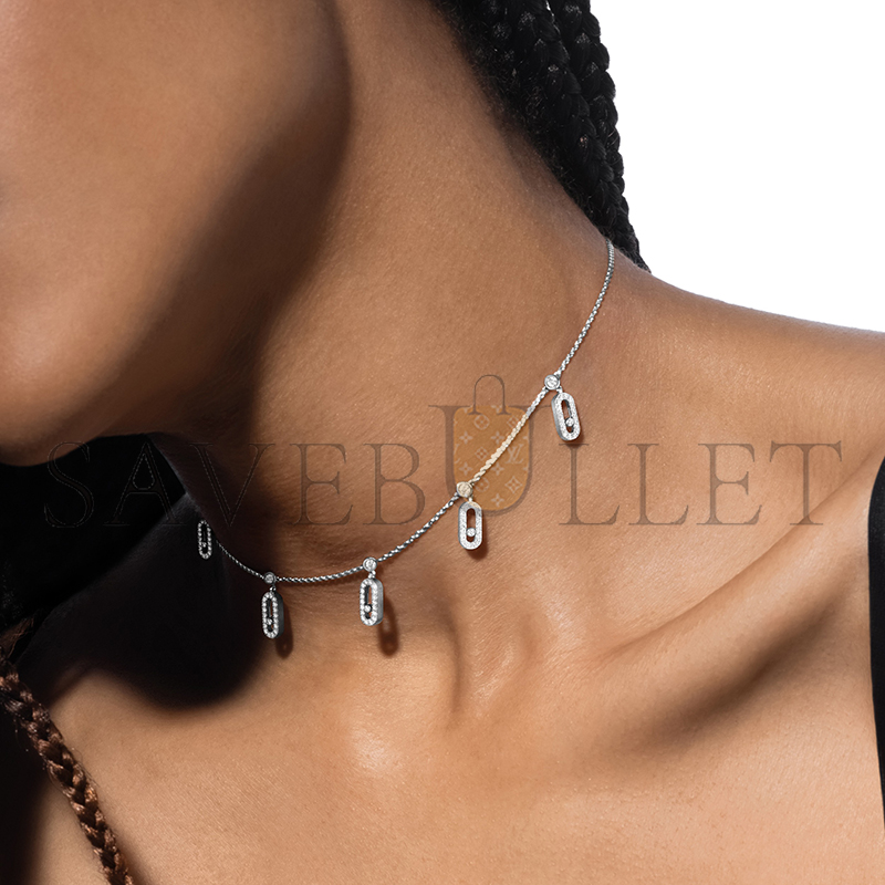 MESSIKA MOVE UNO PAVÉ CHOKER NECKLACE 12150-WG